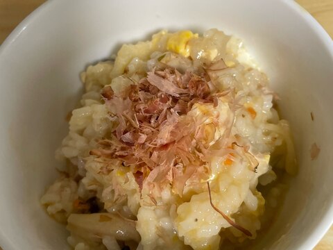 お鍋の後の美味しい雑炊✨